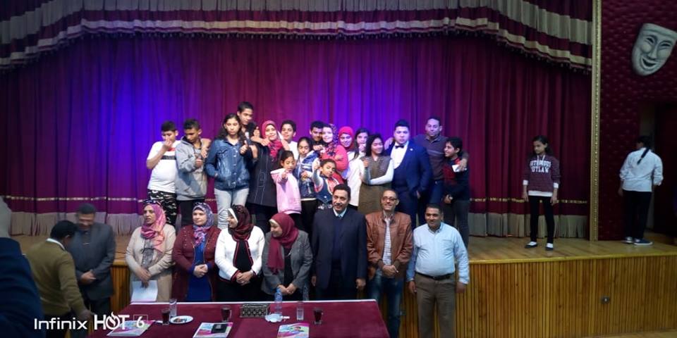 The children of Al-Sondos Foundation came in first place in theater art competition for special education.