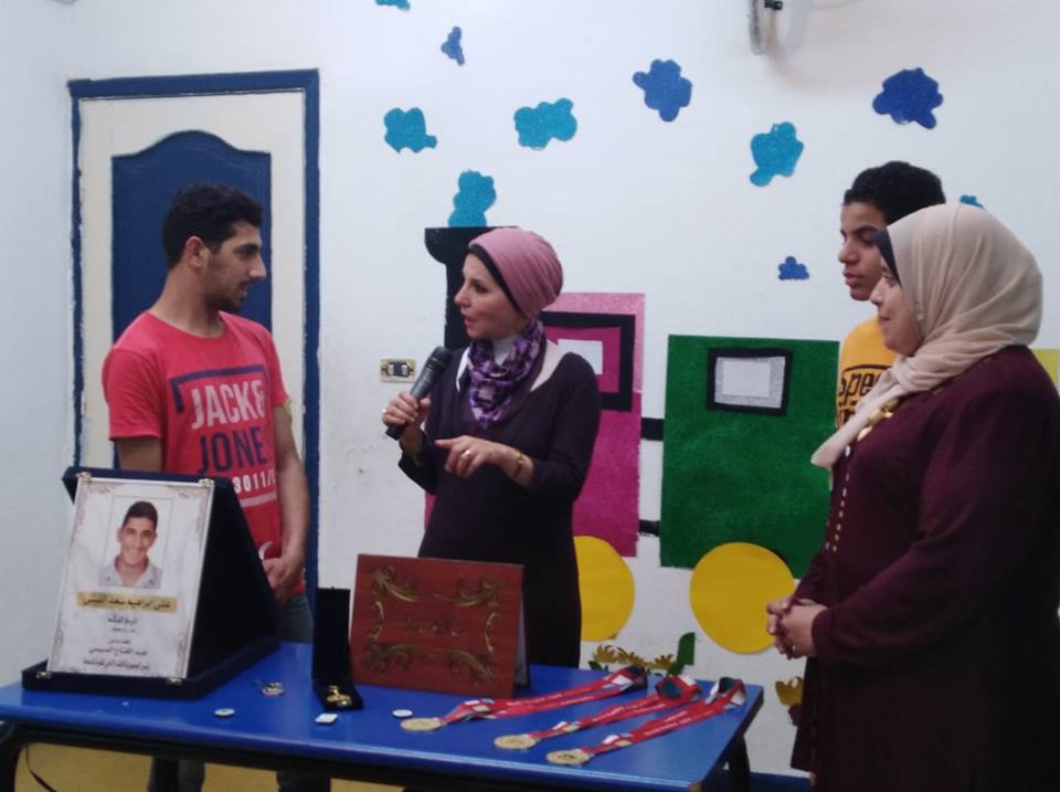 أطفالنا خلال تصوير للقناه الثانية برنامج أطفال بجد