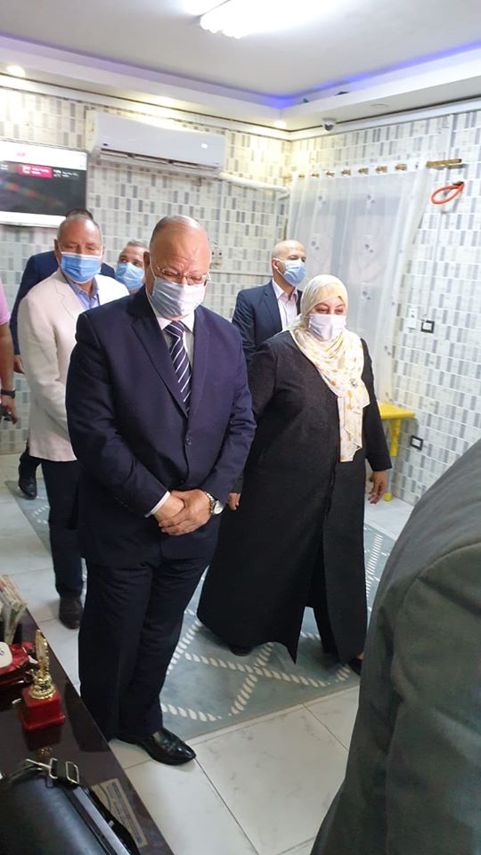 احتفال محافظ القاهرة بعيد الاضحى مع مؤسسةالسندس للايتام ذوى الاحتياجات الخاصة