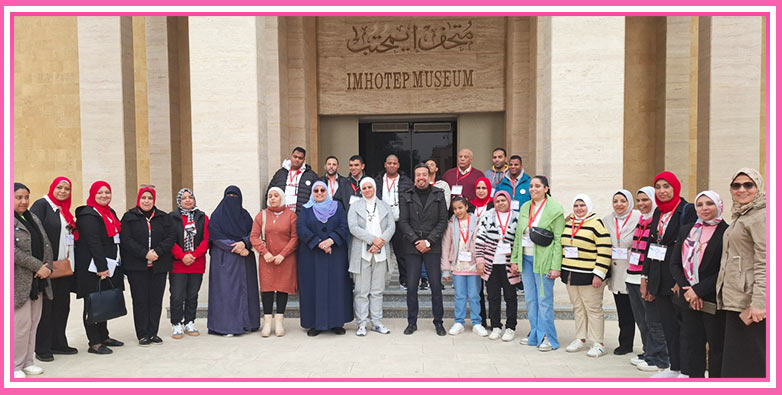 مؤسسة السندس للأيتام ذوي الاحتياجات الخاصة تتبني مبادرة الإتاحة البصرية بطريقة برايل لذوي الإعاقة البصرية بالمتاحف المصرية