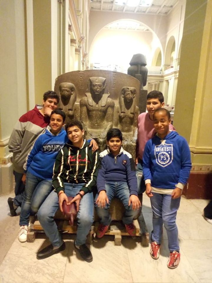 رحلة أبناء السندس إلي المتحف المصري
